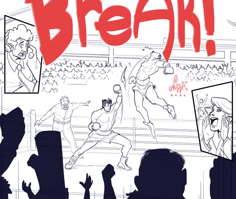 Break! – Fumetto per l’antologia “Per me corto”.