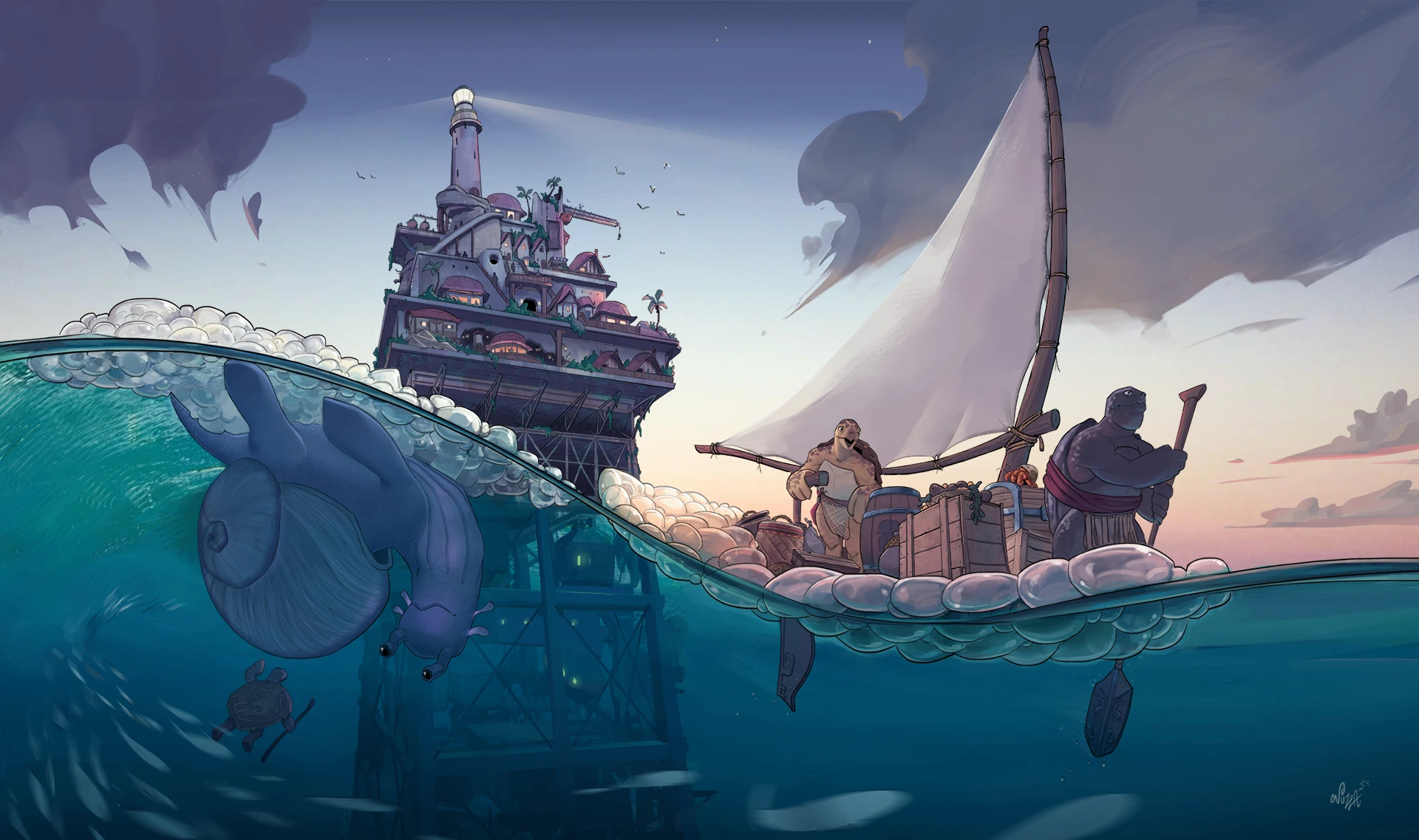 Manatiaki in mare
